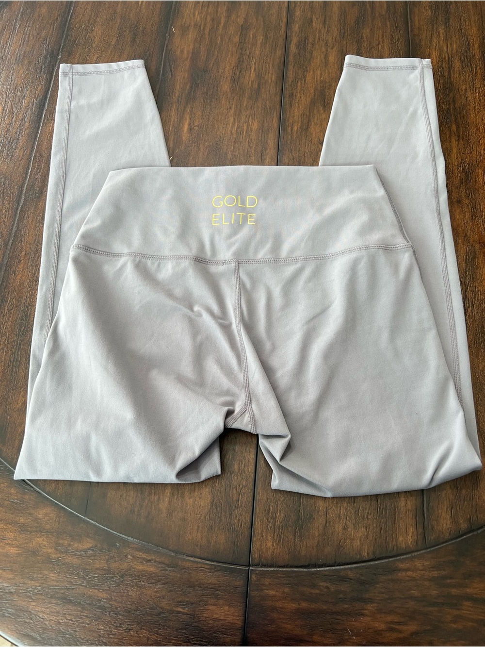 Gold Elite Women’s Leggings Light Gray Size XL Activewear Yoga Cross Training